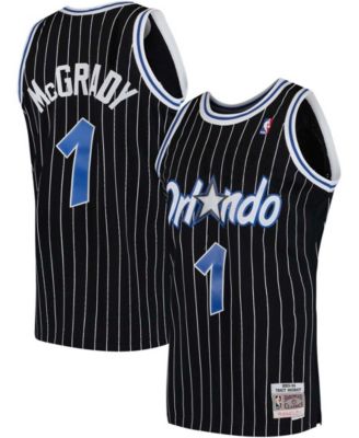 Men's Tracy McGrady Black Orlando Magic 2003-04 Hardwood Classics Swingman Jersey