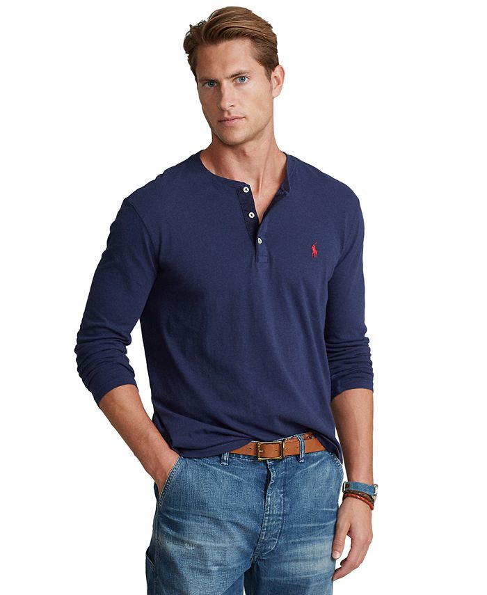 Polo Ralph Lauren V-NECK - Basic T-shirt - cruise navy/dark blue