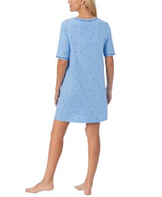 Elbow-Length Moisture Wicking Sleep T-Shirt