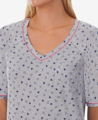 Elbow-Length Moisture Wicking Sleep T-Shirt