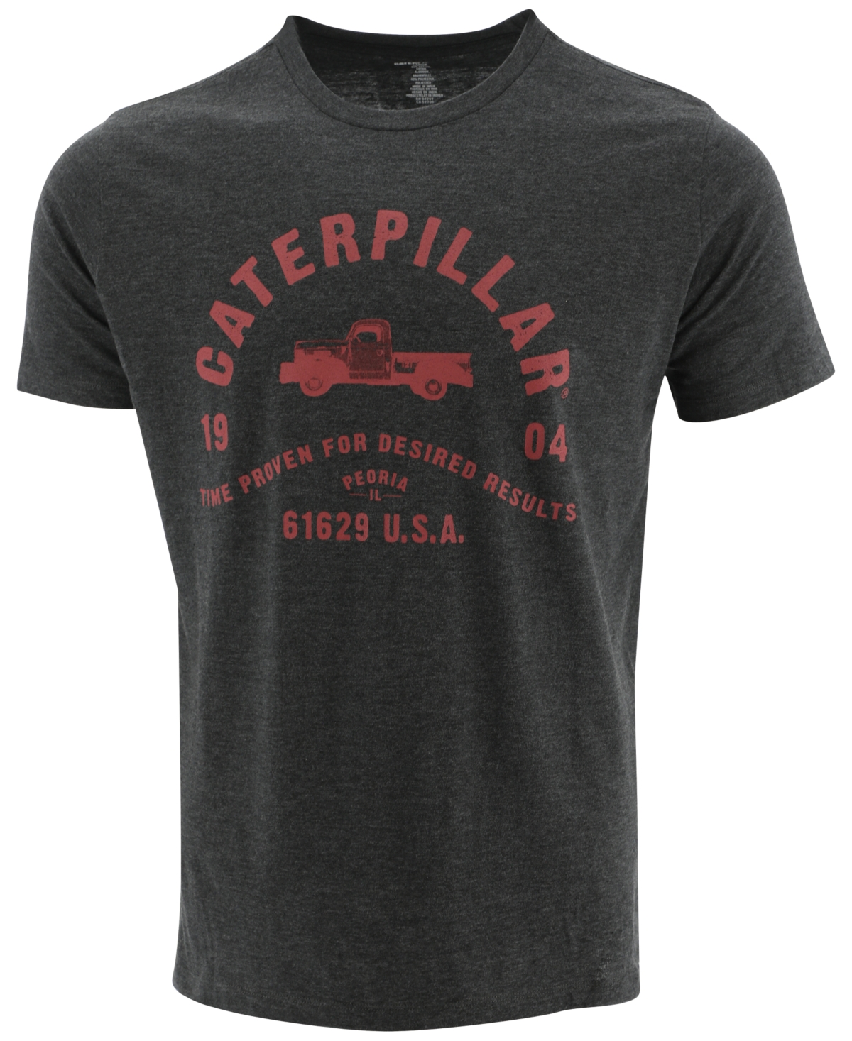 Caterpillar Men's Foundation Time Proven Logo Graphic T-Shirt