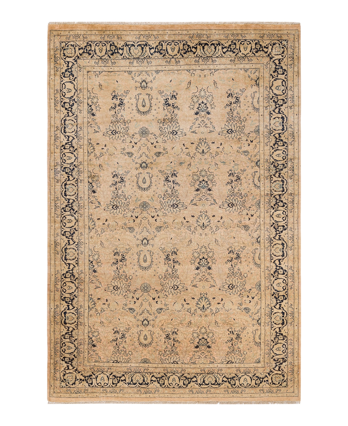 Closeout! Adorn Hand Woven Rugs Mogul M1190 6'2in x 9'2in Area Rug - Beige