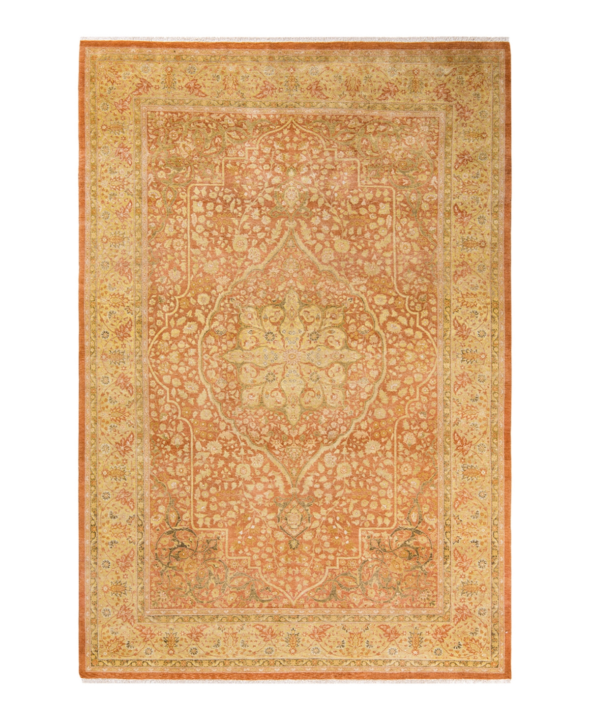 Closeout! Adorn Hand Woven Rugs Mogul M1289 6'2in x 9'4in Area Rug - Brown