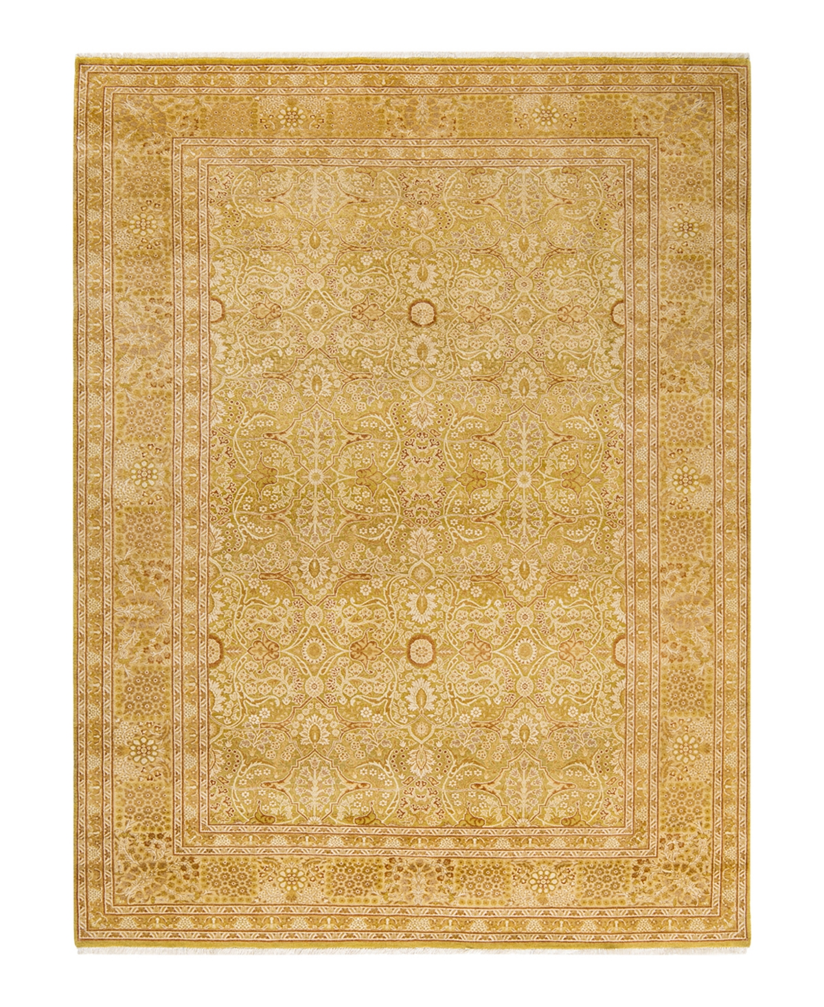 Closeout! Adorn Hand Woven Rugs Mogul M1381 6'1in x 8'2in Area Rug - Green