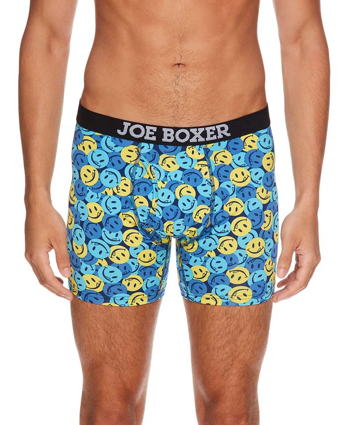 Joe Boxer Men's 4Piece Fun, Soft and Comfortable Performance Boxer
