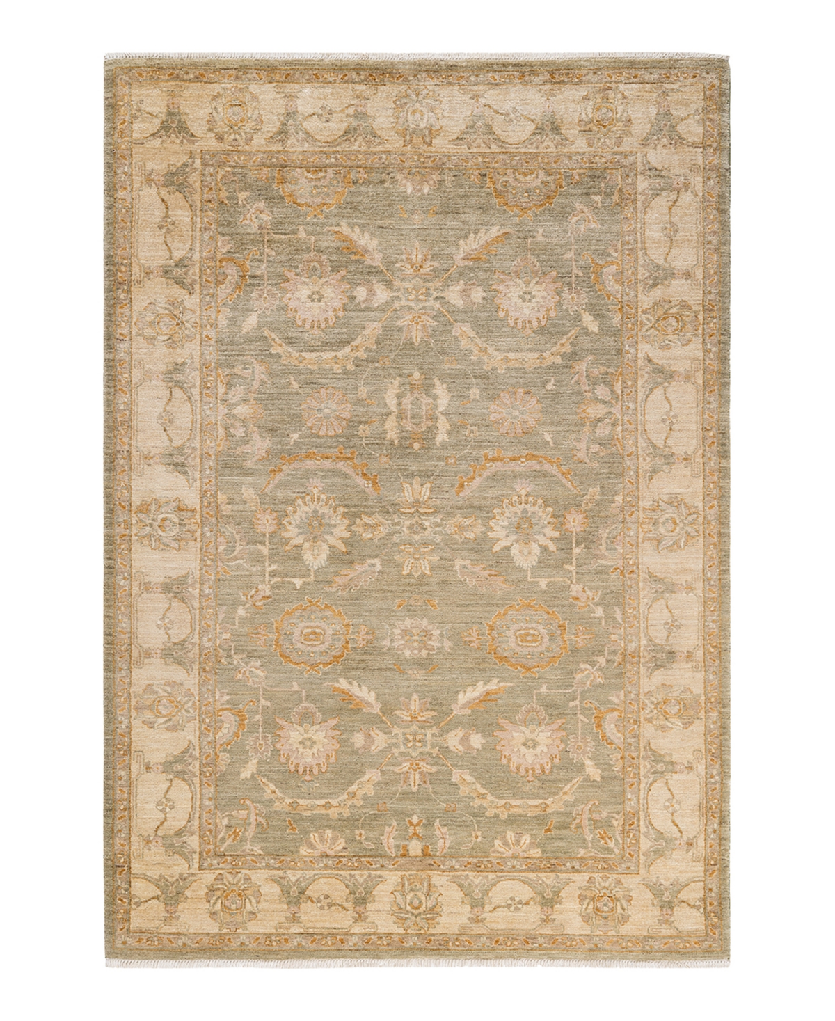 Closeout! Adorn Hand Woven Rugs Eclectic M1480 5'10in x 8'9in Area Rug - Green