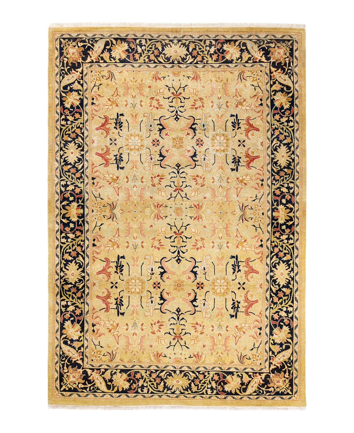 Closeout! Adorn Hand Woven Rugs Mogul M1494 6'2in x 9'2in Area Rug - Green
