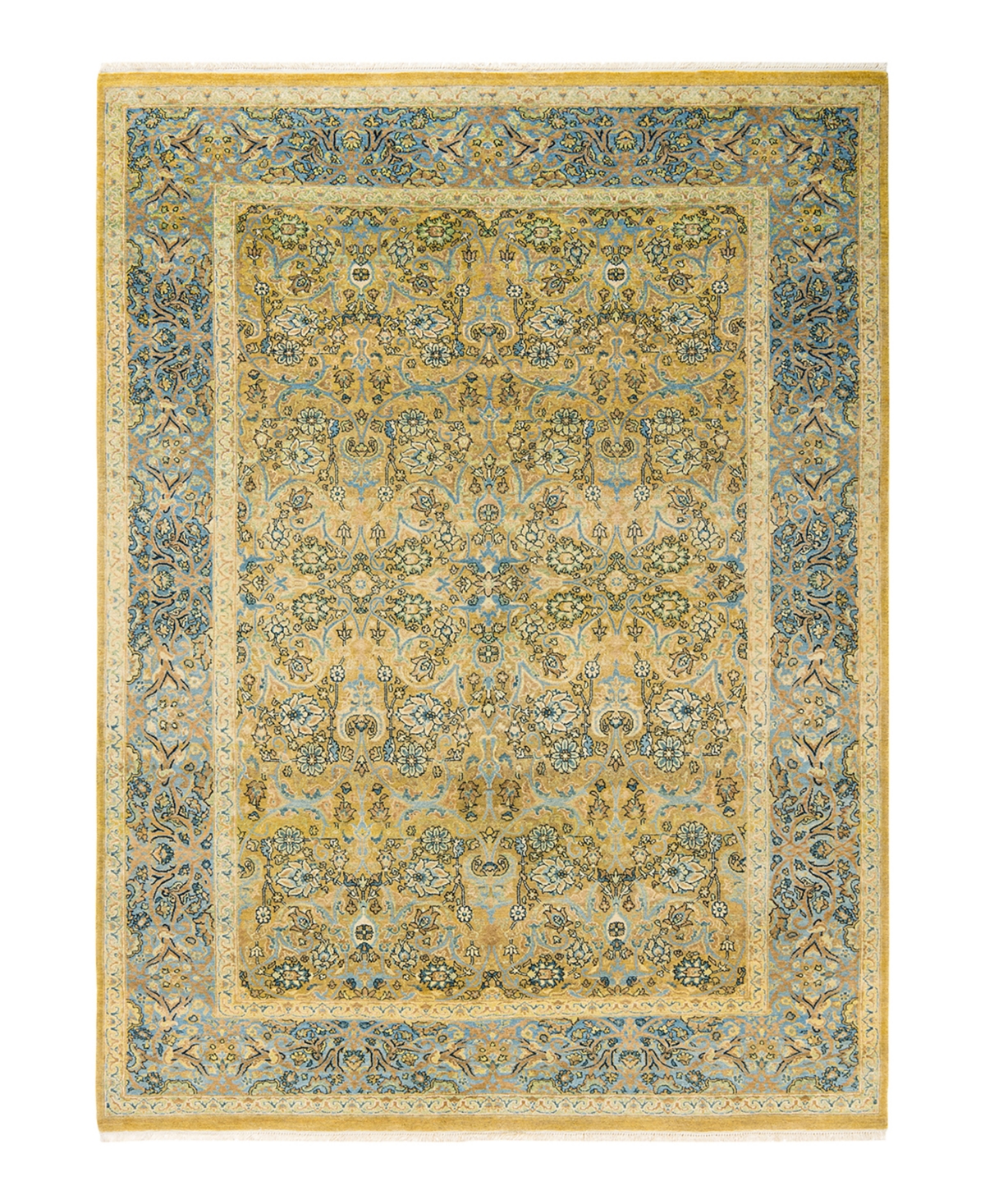 Closeout! Adorn Hand Woven Rugs Mogul M1598 6'1in x 8'4in Area Rug - Green