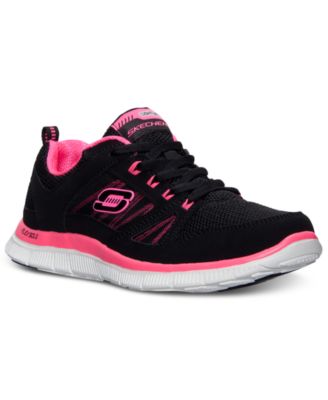 skechers flex appeal spring fever trainers womens