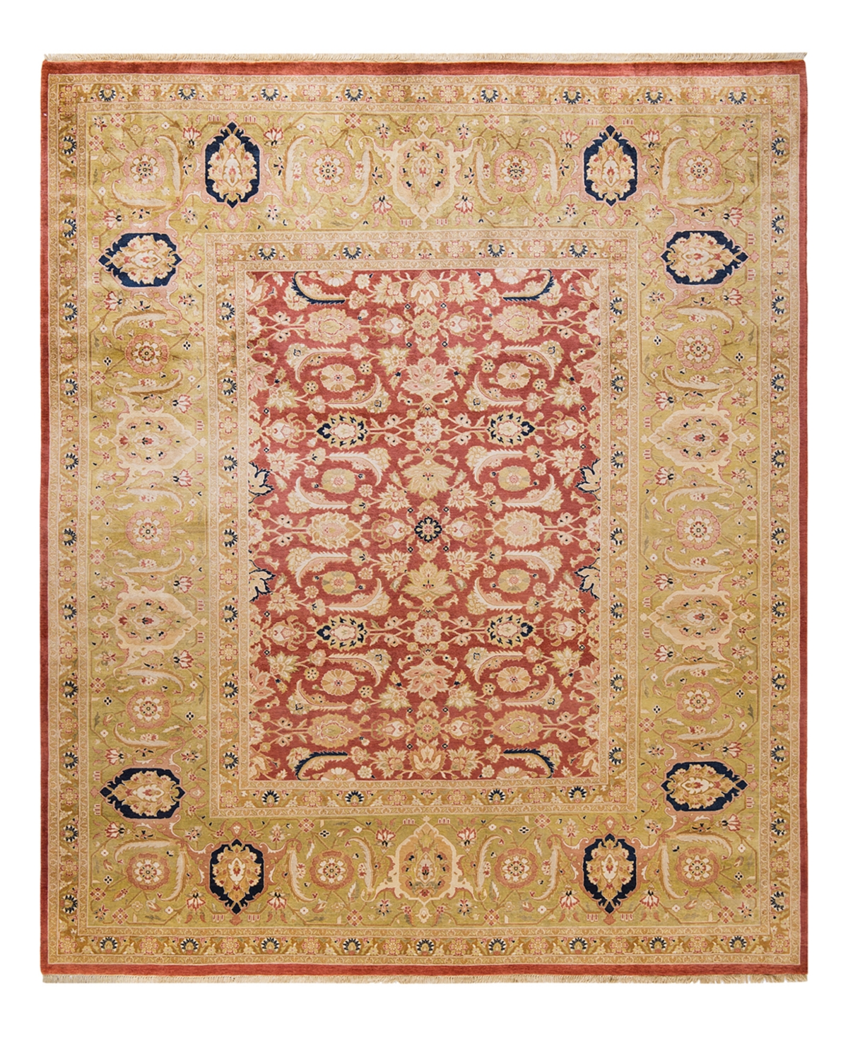 Closeout! Adorn Hand Woven Rugs Mogul M1261 8'1in x 9'10in Area Rug - Rust