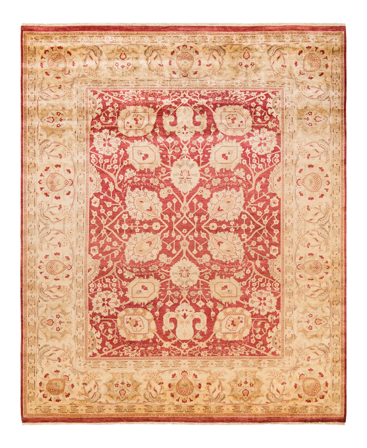 Closeout! Adorn Hand Woven Rugs Eclectic M1670 8'1in x 10'2in Area Rug - Rust