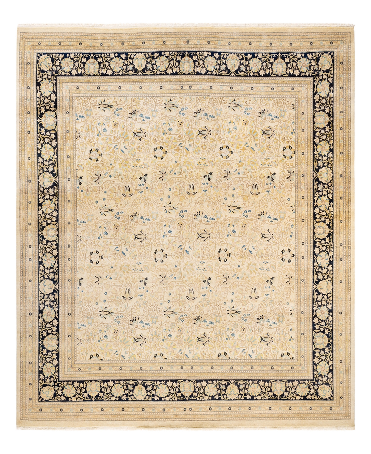 Closeout! Adorn Hand Woven Rugs Mogul M1589 9'4in x 9'6in Square Area Rug - Ivory