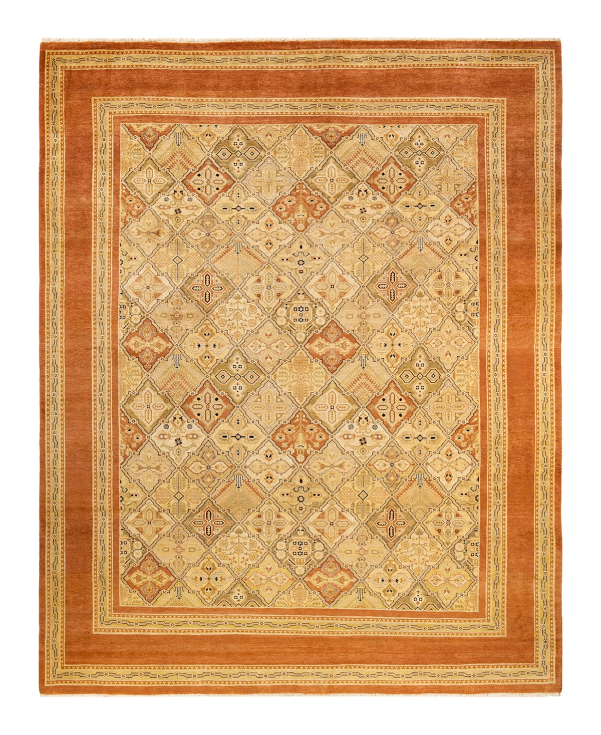 Closeout! Adorn Hand Woven Rugs Eclectic M1347 9' x 11'6in Area Rug - Brown