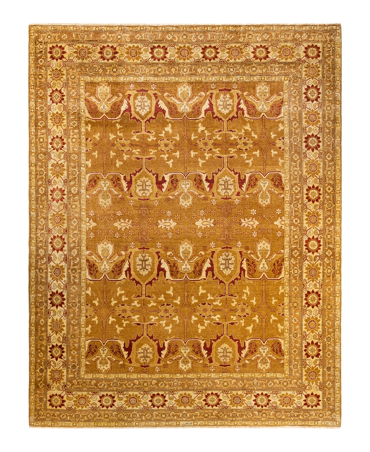 Closeout! Adorn Hand Woven Rugs Eclectic M1387 9'1in x 11'10in Area Rug - Yellow