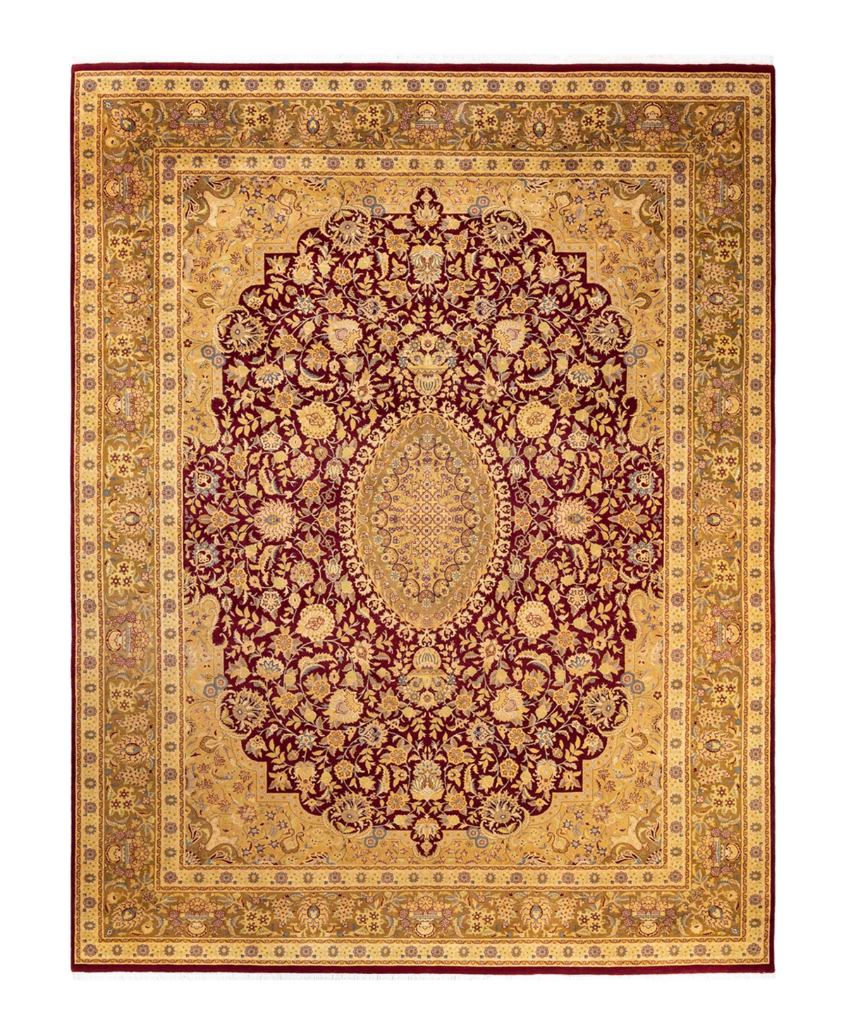 Closeout! Adorn Hand Woven Rugs Mogul M1495 9'1in x 12'3in Area Rug - Red