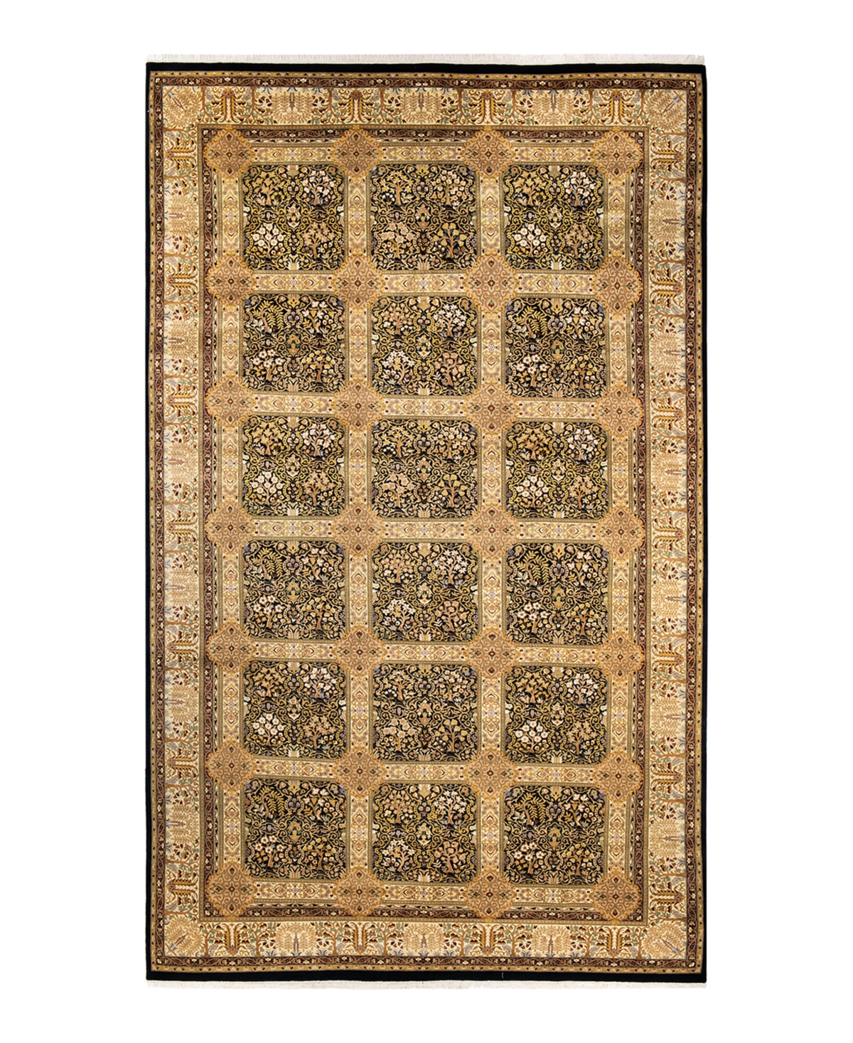 Closeout! Adorn Hand Woven Rugs Mogul M1552 8'3in x 14'4in Area Rug - Black