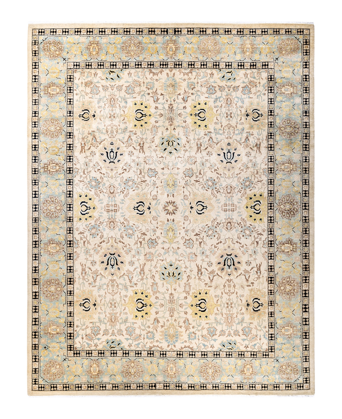 Closeout! Adorn Hand Woven Rugs Eclectic M1504 9'2in x 12'3in Area Rug - Ivory