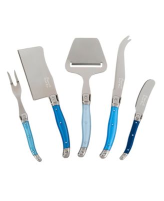 Laguiole 5 Piece Cheese Knife, Fork and Slicer Set