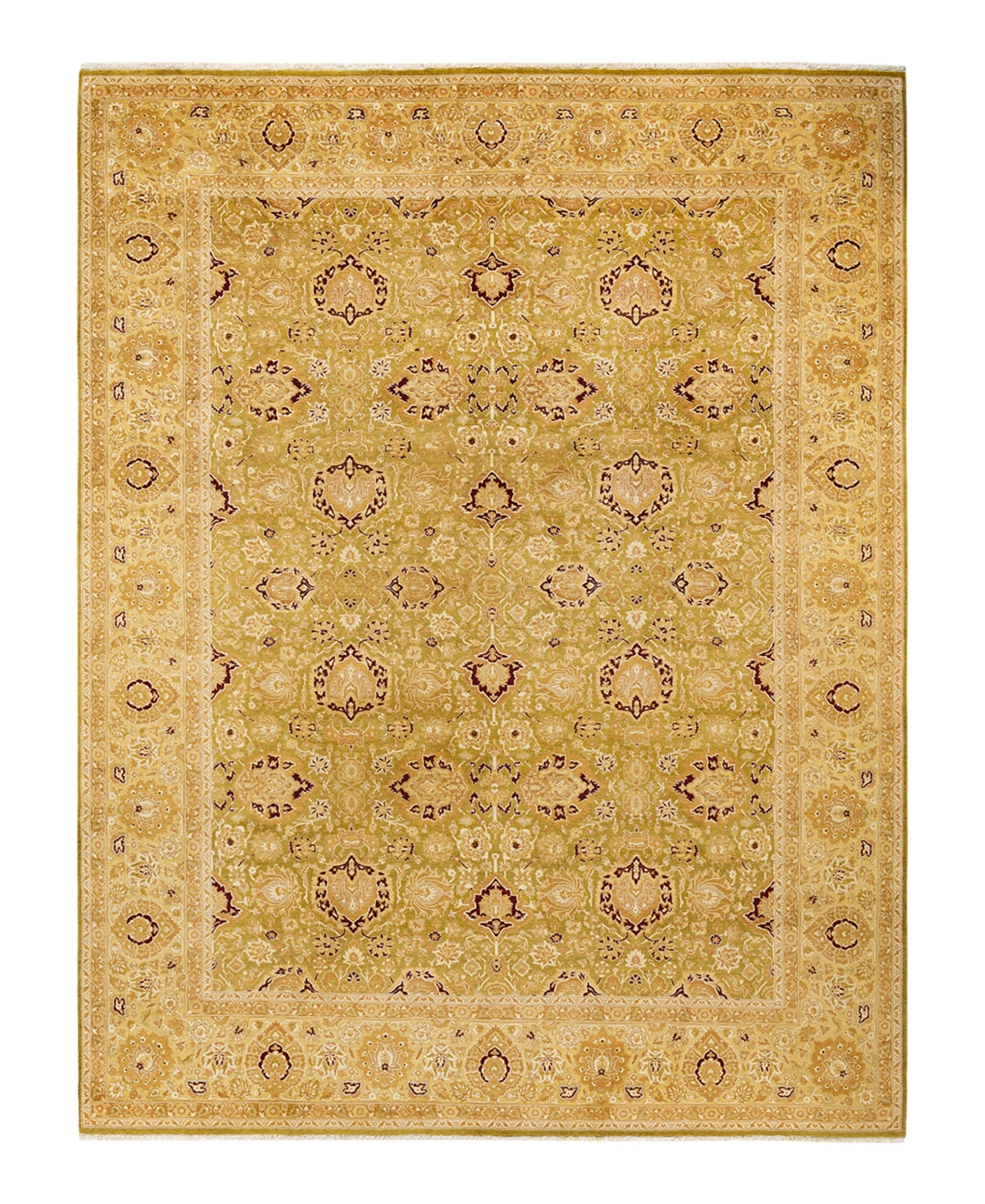 Closeout! Adorn Hand Woven Rugs Mogul M1399 9'1in x 11'10in Area Rug - Green