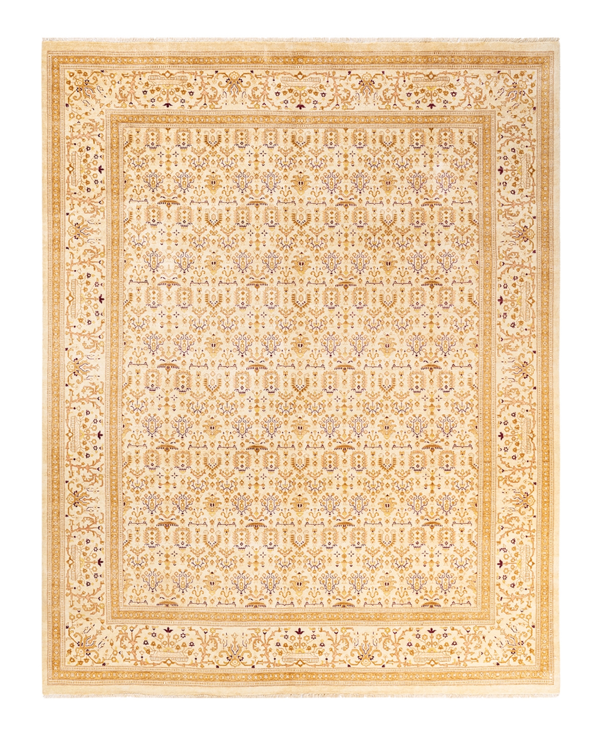 Closeout! Adorn Hand Woven Rugs Mogul M1251 7'10in x 10'1in Area Rug - Ivory