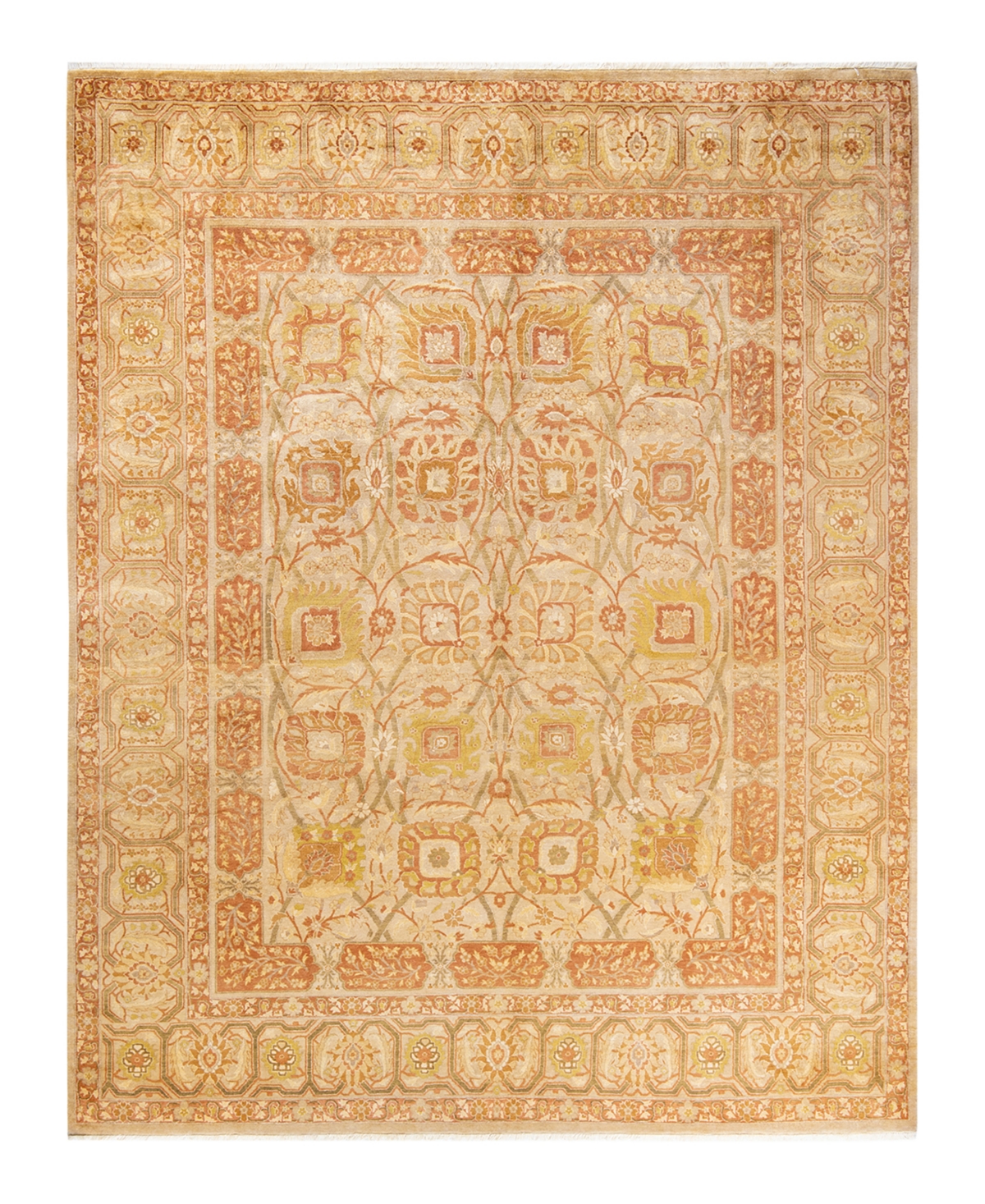 Closeout! Adorn Hand Woven Rugs Mogul M1495 8'1in x 10'3in Area Rug - Yellow