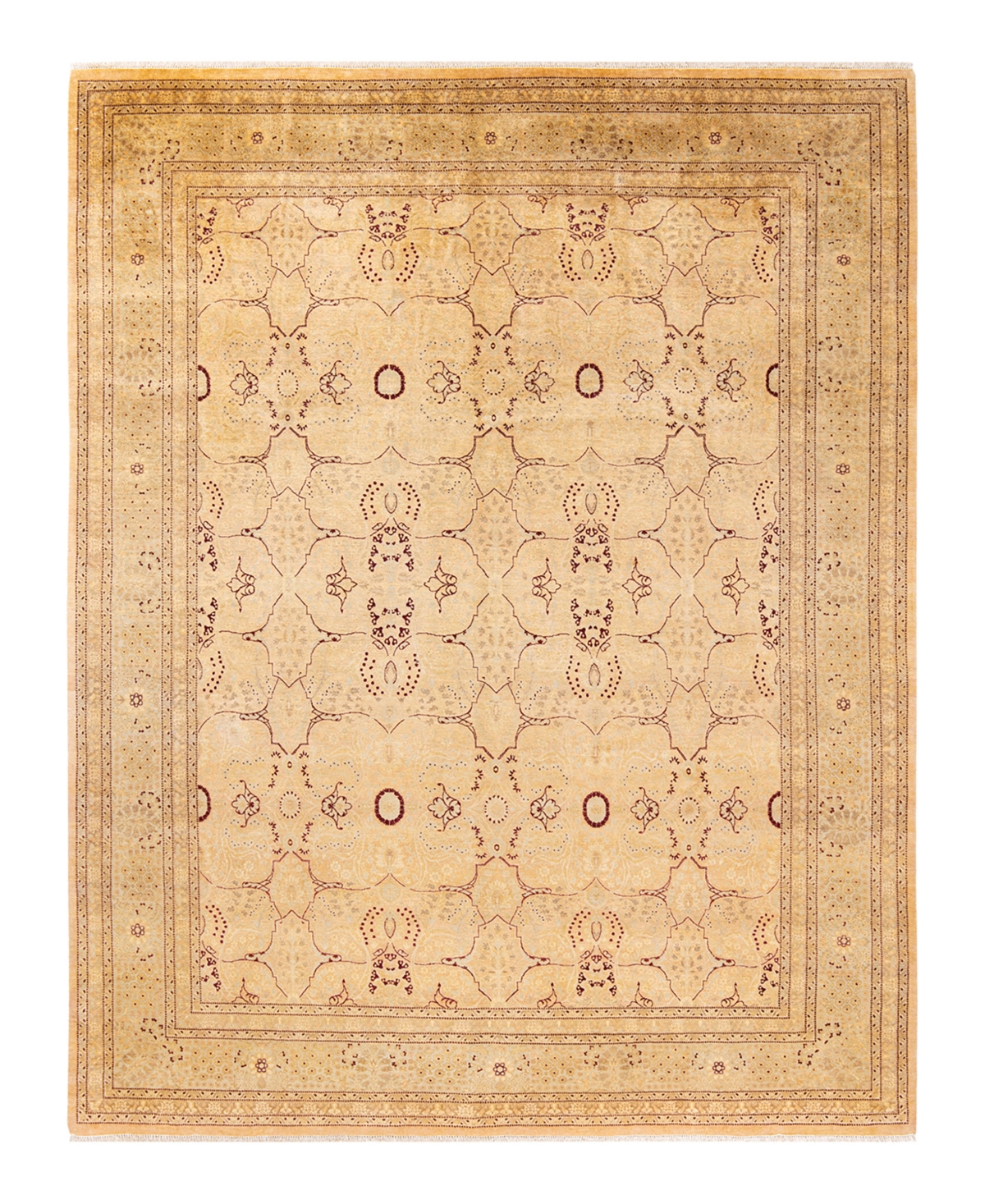 Closeout! Adorn Hand Woven Rugs Mogul M1078 8'2in x 10'6in Area Rug - Beige