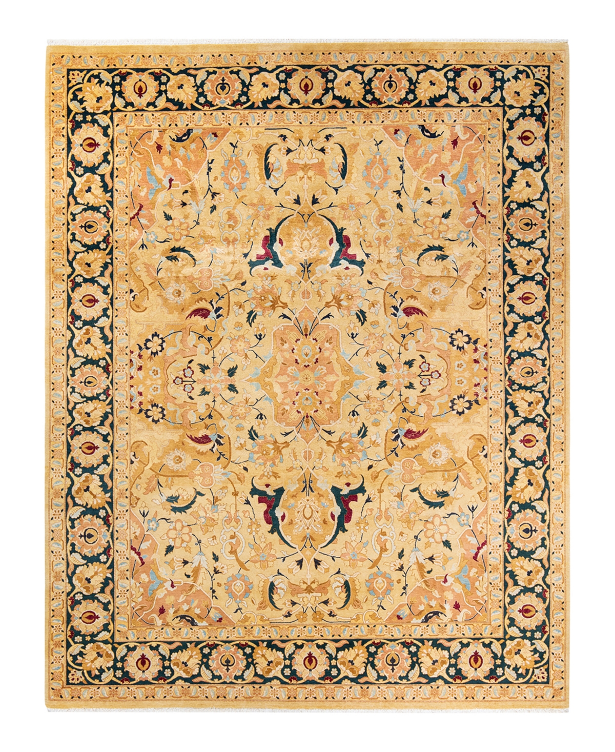 Closeout! Adorn Hand Woven Rugs Mogul M1405 8'1in x 10'5in Area Rug - Ivory