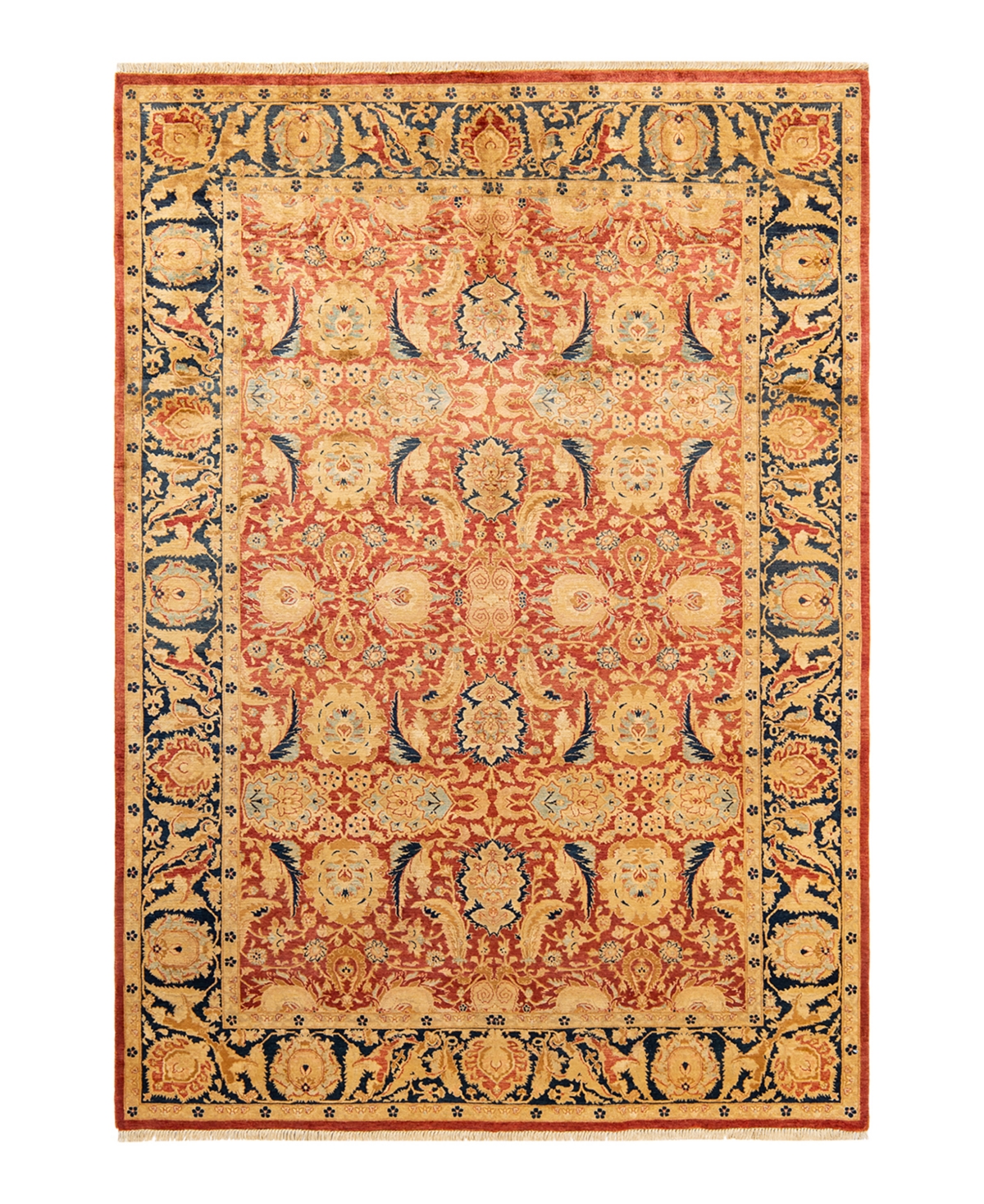 Closeout! Adorn Hand Woven Rugs Mogul M2012 6' x 8'7in Area Rug - Orange