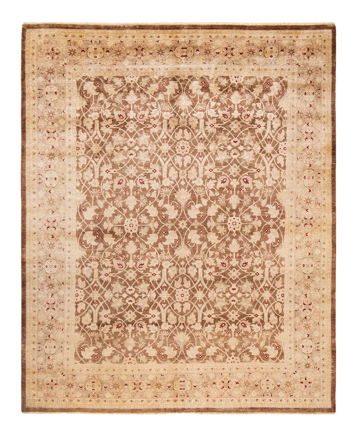 Closeout! Adorn Hand Woven Rugs Eclectic M1675 7'10in x 10' Area Rug - Yellow