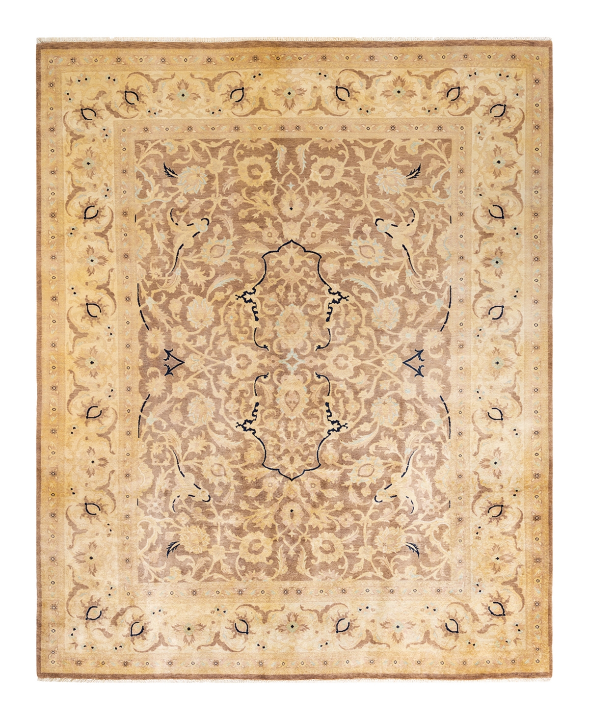 Closeout! Adorn Hand Woven Rugs Eclectic M1336 9'1in x 11'8in Area Rug - Brown