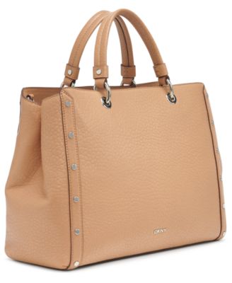 dkny gianna leather tote