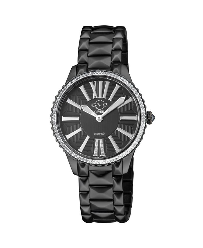 Gevril Gv2 Women's Siena 11724 Swiss Quartz Bracelet Watch 43 mm - Macy's