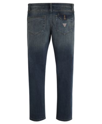 5 Pocket Denim Pants GUESS Boys Stretch Denim Jeans - 5 Pocket Skinny Fit With Adjustable Waist 5t Boys Pants