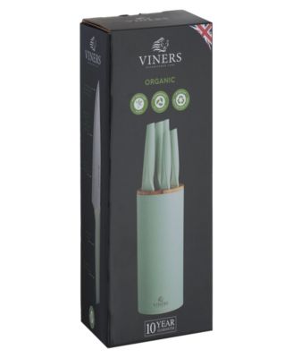 Viners Organic 5-Piece Knife Block Set