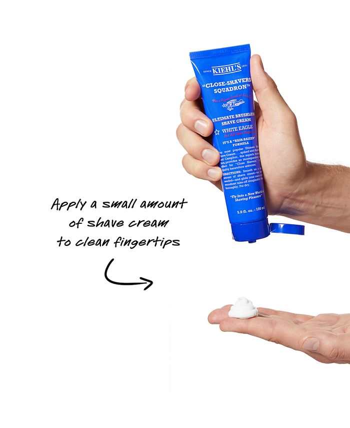 Kiehl's Since 1851 Ultimate Brushless Shave Cream with Menthol White