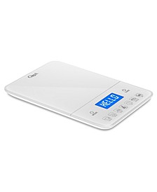 Touch III 22 lbs / 10 kg Kitchen Scale with Calorie Counter, in Tempered Glass