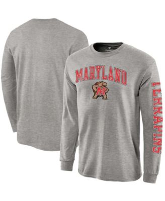 Campus Colors Maryland Terrapins Arch & Logo Gameday T-Shirt - Officially Licensed Fan Tee, Red - View #6