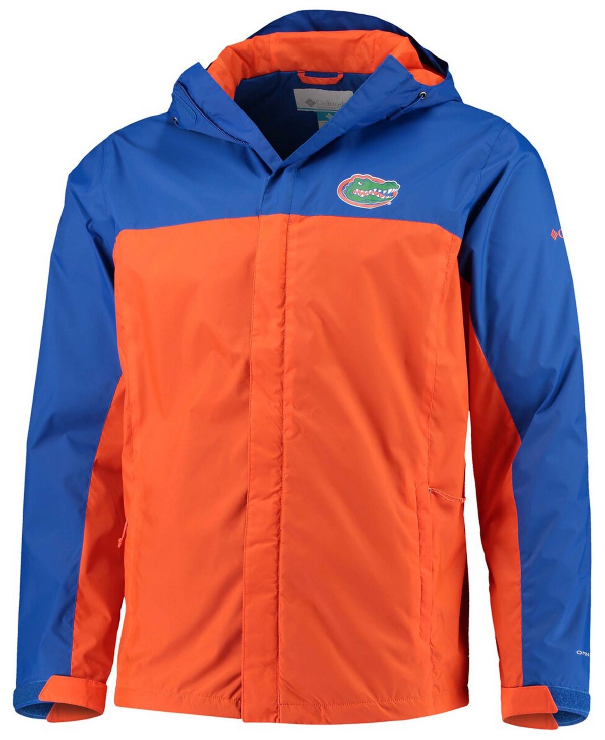 Shop Columbia Men's Royal, Orange Florida Gators Glennaker Storm Full-zip Jacket In Royal,orange