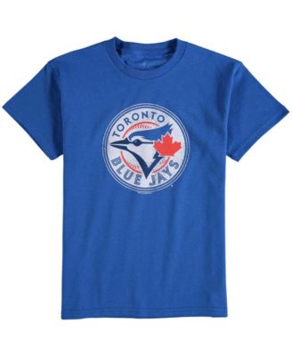 Toronto Blue Jays Youth Distressed Logo T-Shirt - Royal Size: Medium