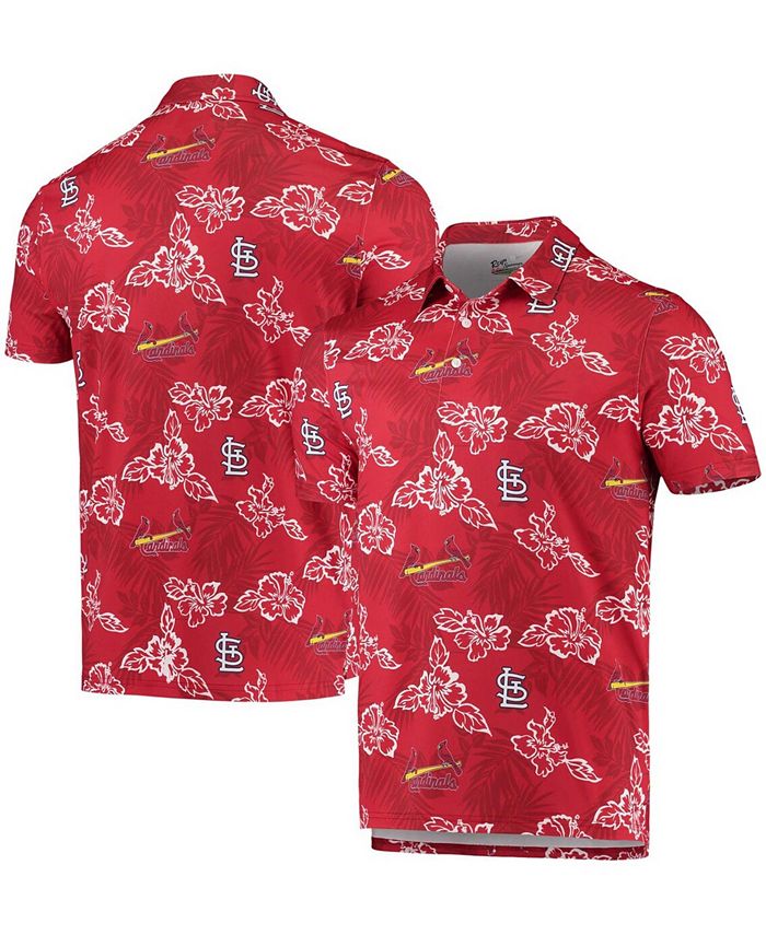 Lids St. Louis Cardinals Women's All Over Logos Button-Up Shirt - Red