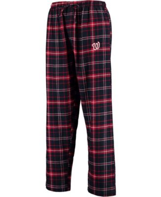 Concepts Sport Men's Navy, Red Washington Nationals Ultimate Plaid ...