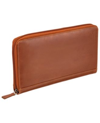 Men's Casablanca Collection Deluxe Zippered Passport and Travel Organizer