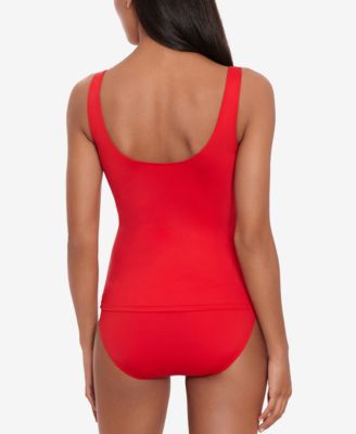 Women's Beach Club Solid Ruffle Underwire Tankini Top & Bottoms