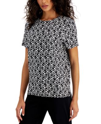 Alfani - Petite Printed T-Shirt