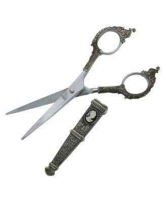 Cameo and Flowers Scissors