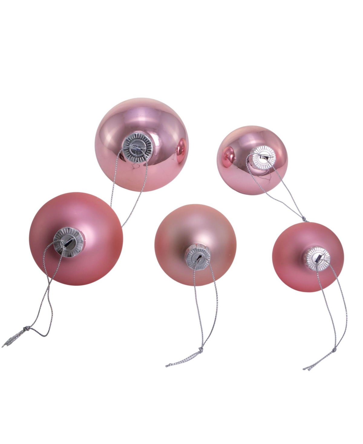 Kurt Adler 60-80 Shiny and Matte Glass Ball Ornaments 20 Piece Set