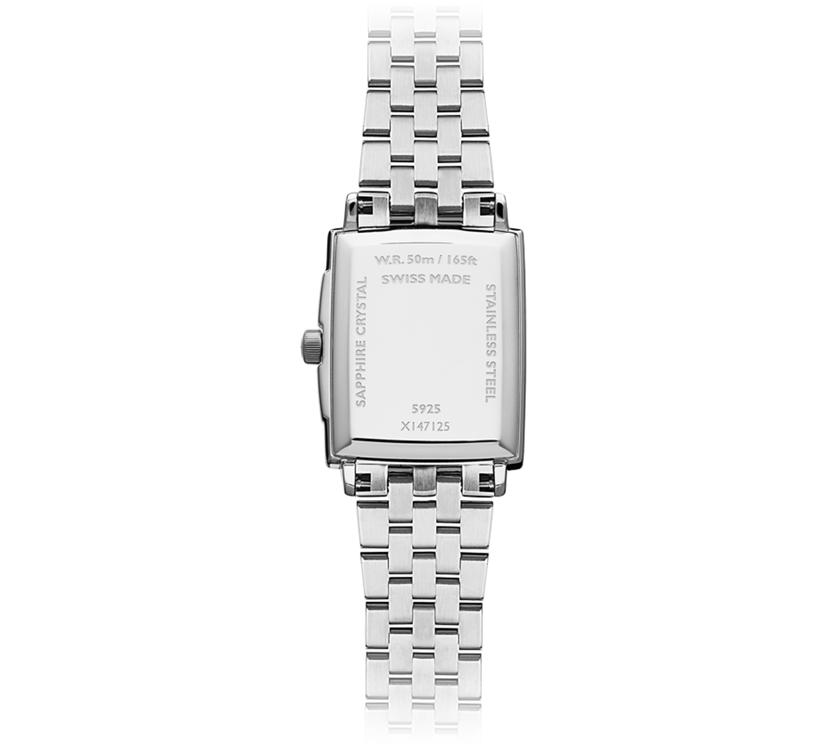 Shop Raymond Weil Women's Swiss Toccata Diamond (1/5 Ct. T.w.) Stainless Steel Bracelet Watch 22.6x28.1mm In White