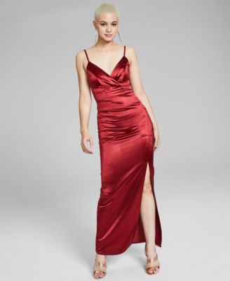 macys wine dresses