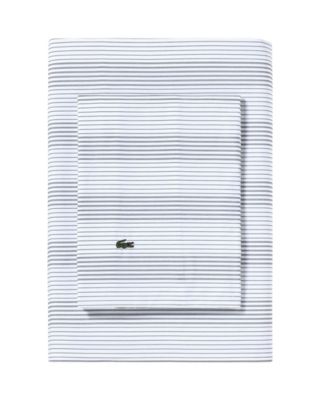 Lacoste Home Striped Cotton Percale 3 Pc Sheet Set Twin XL Reviews   20465201 Fpx.tif