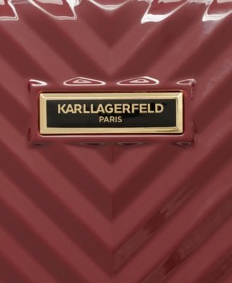 Karl Lagerfeld Chevron 25"  Hardside Spinner